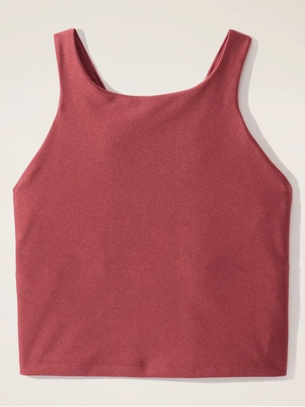 NWT ATHLETA Purpose Crop Sports Bra D-DD- Red Rock Matte Sheen/ Size Small